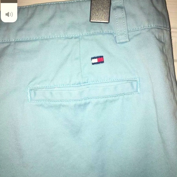 Tommy Hilfiger Pants - TOMMY HILFIGER Flat Front Lt.Blue Shorts Size 12